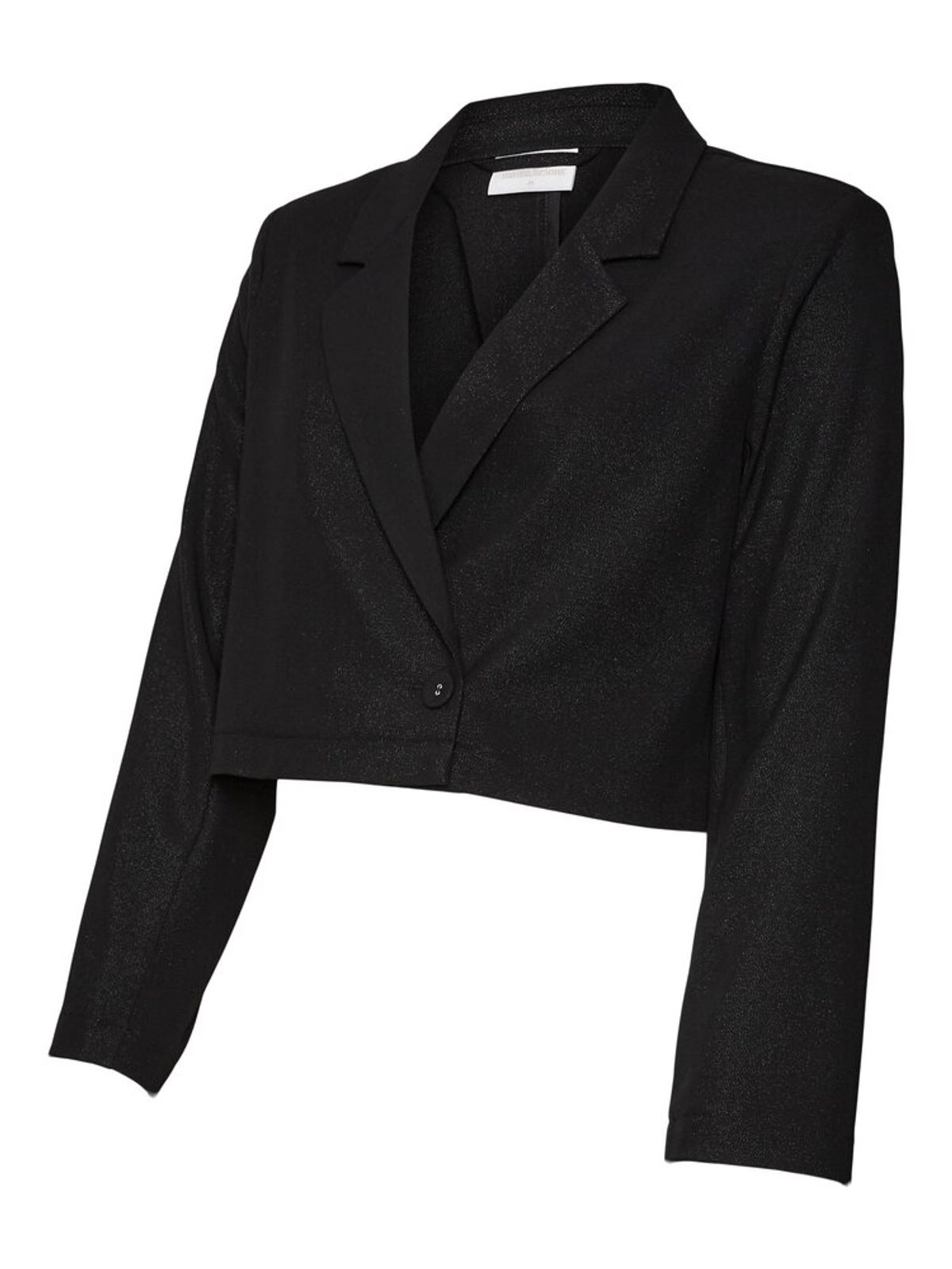 Nini kort glitter blazer - Black - L