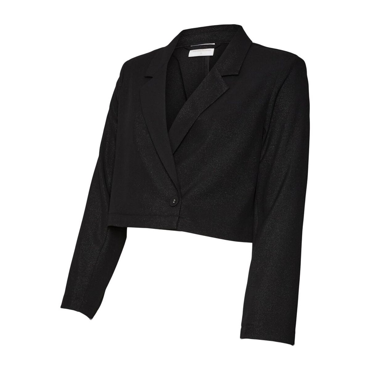 Nini kort glitter blazer - Black - XL