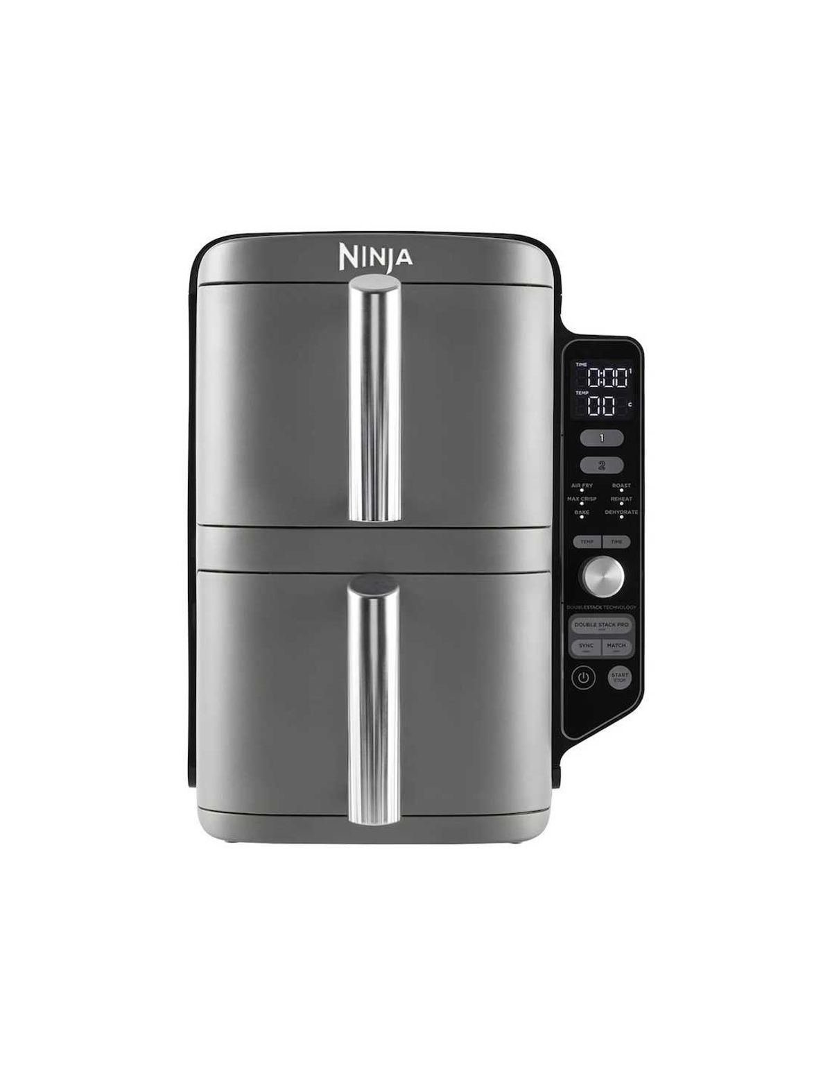 Ninja SL400EU Double Stack XL Airfryer 2.47kW Grå + 2 Gratis valgfri gaver