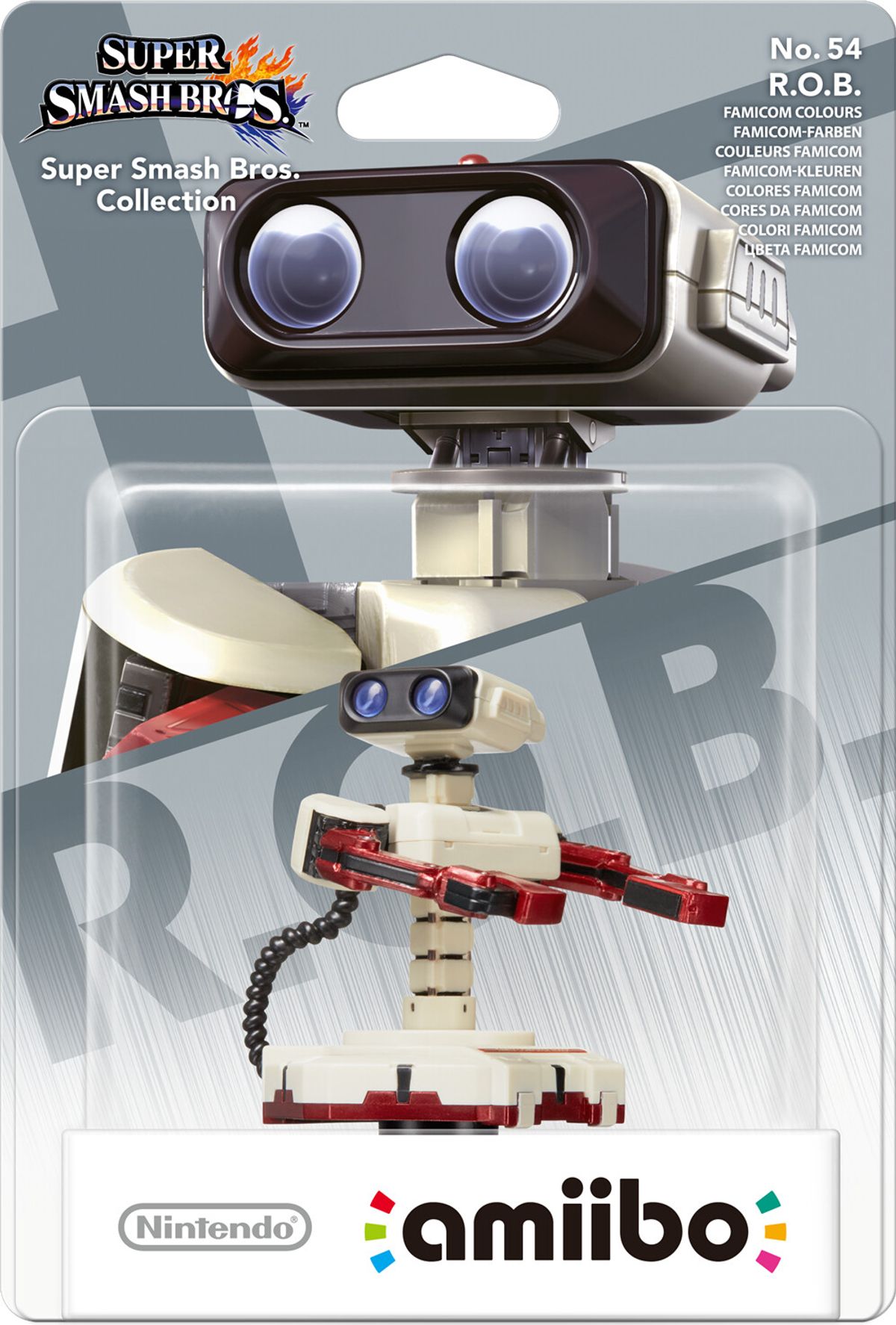 Nintendo Amiibo - Super Smash Bros. Figur - R.o.b. Famicom Colours