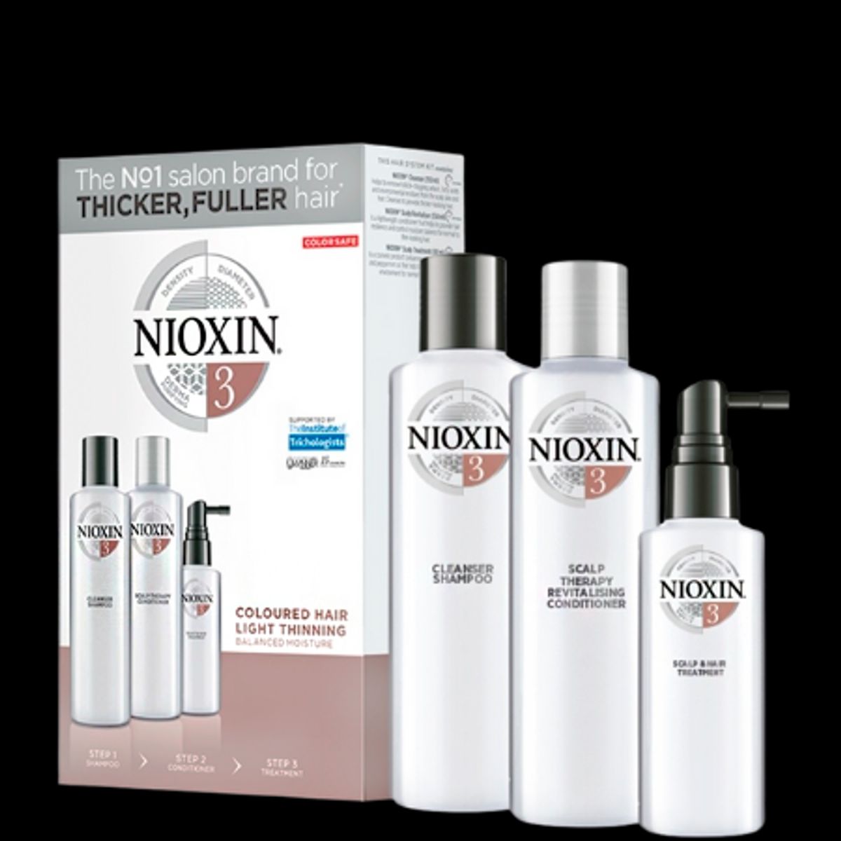 Nioxin Trial Kit System 3 - Farvet Hår