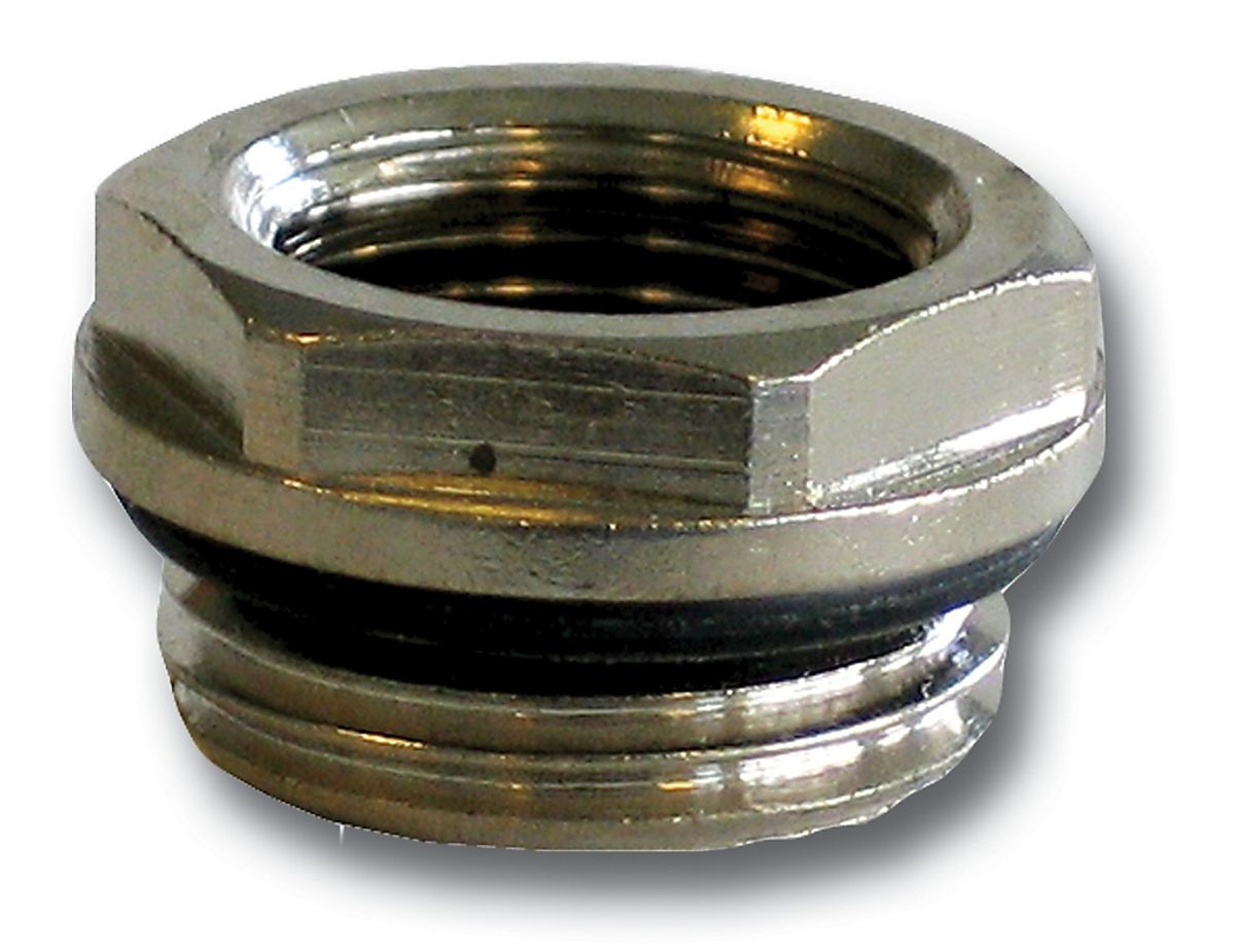 nippelmuffe 1/2'' - 3/8'' med O-ring