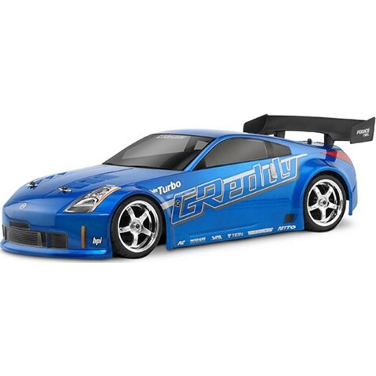 Nissan 350z Greedy Twin Turbo Body (200mm) - Hp17518 - Hpi Racing