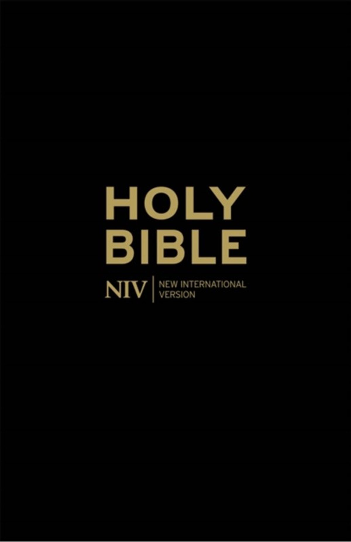 NIV Holy Bible - Anglicised Black Gift and Award