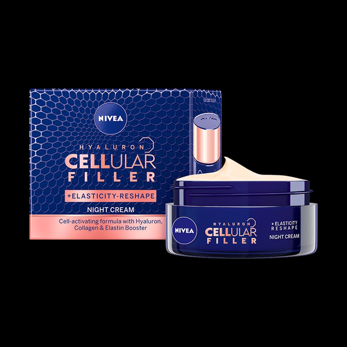 Nivea Cellular Hyaluron Filler + Elasticity Reshape Night Cream (50 ml)