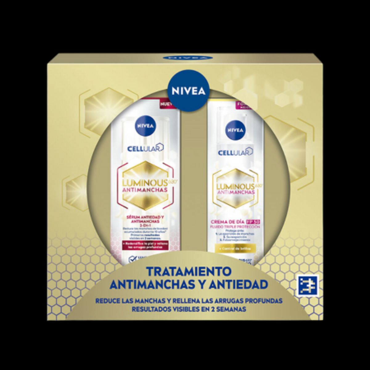 Nivea Cellular Luminous 630° Anti-Stain & Anti-Aging Sæt - 2 Dele