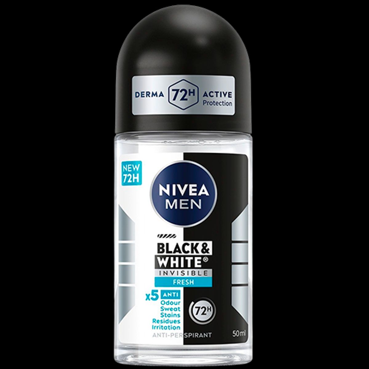 Nivea For Men Black & White Fresh Male Roll On (50 ml)