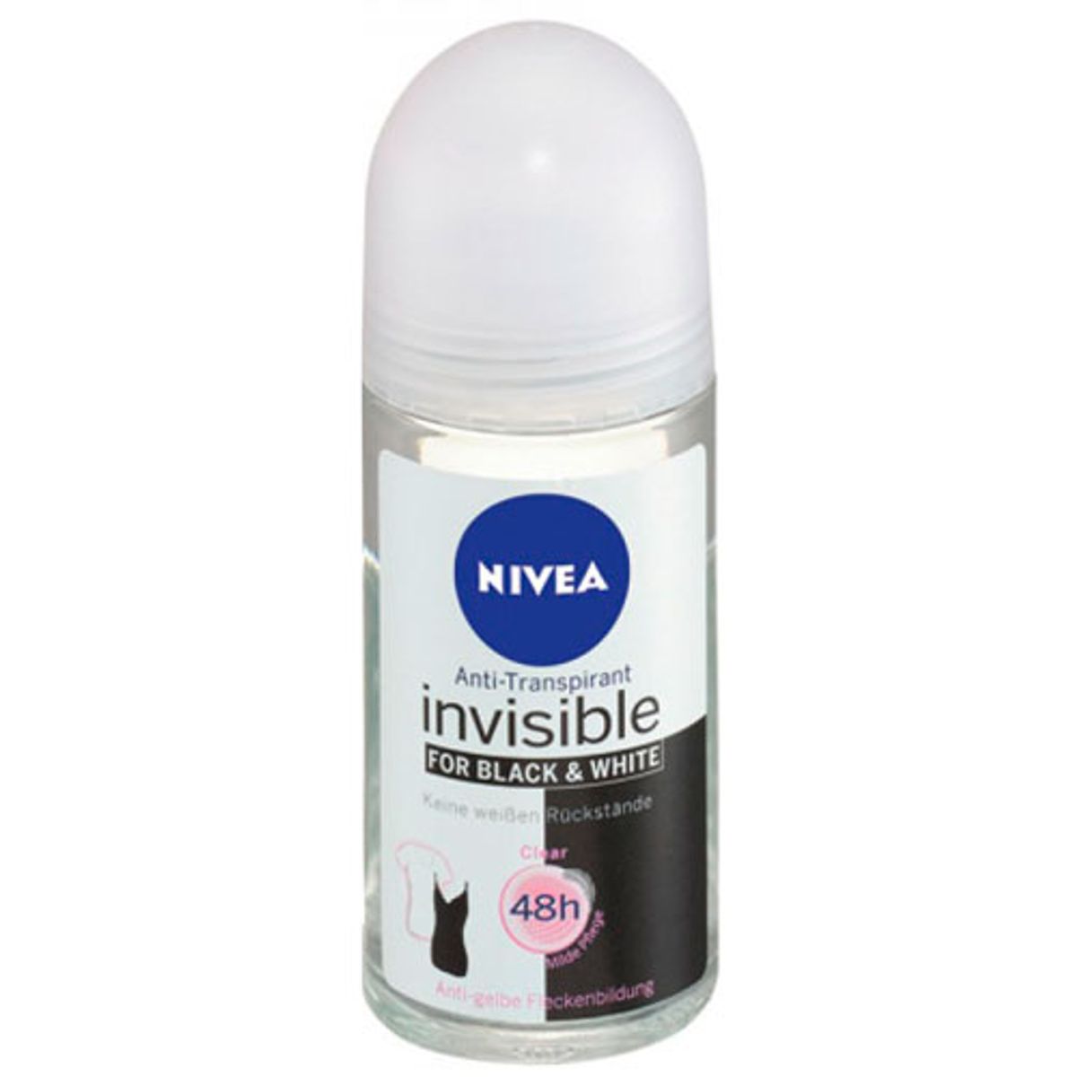 Nivea Invisible Black & White Deo Roll-On 50 ml