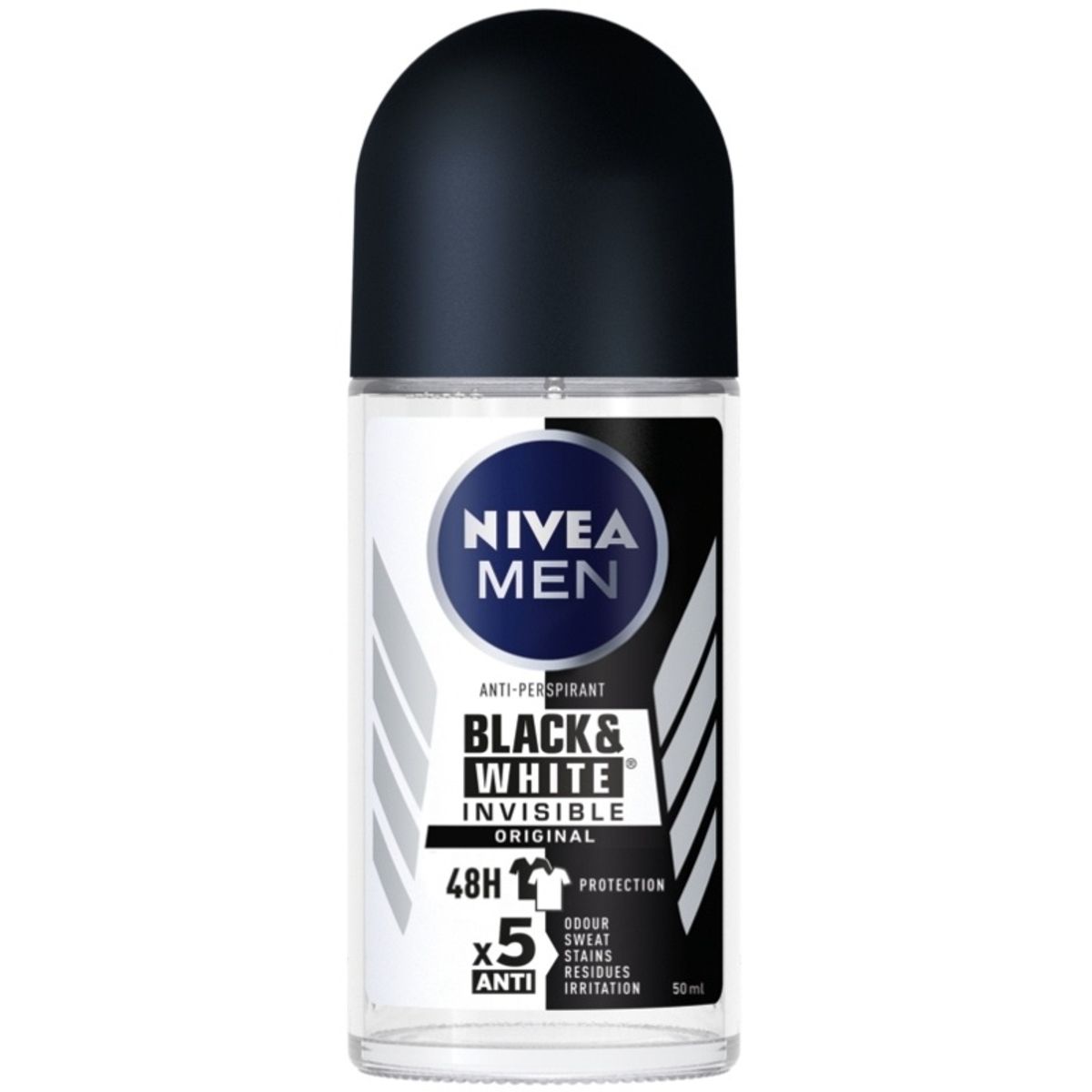 Nivea Men Black & White Invisible Roll-On 50 ml