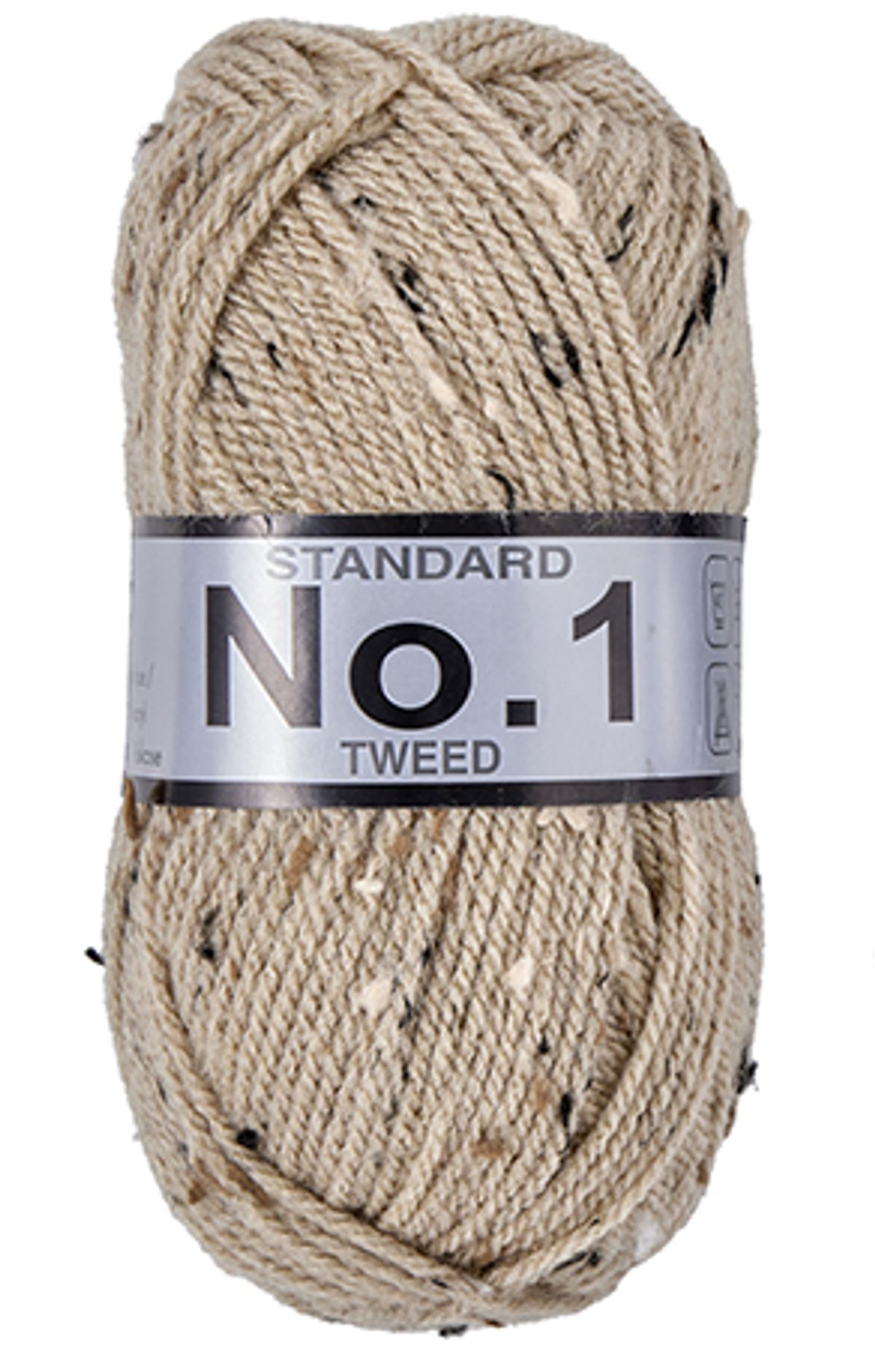 No. 1 Tweed, Beige, 50 g, nr. 615