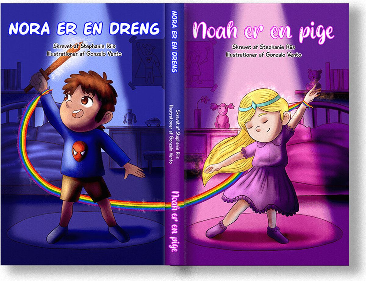 Noah Er En Pige & Nora Er En Dreng - Stephanie Riis - Bog