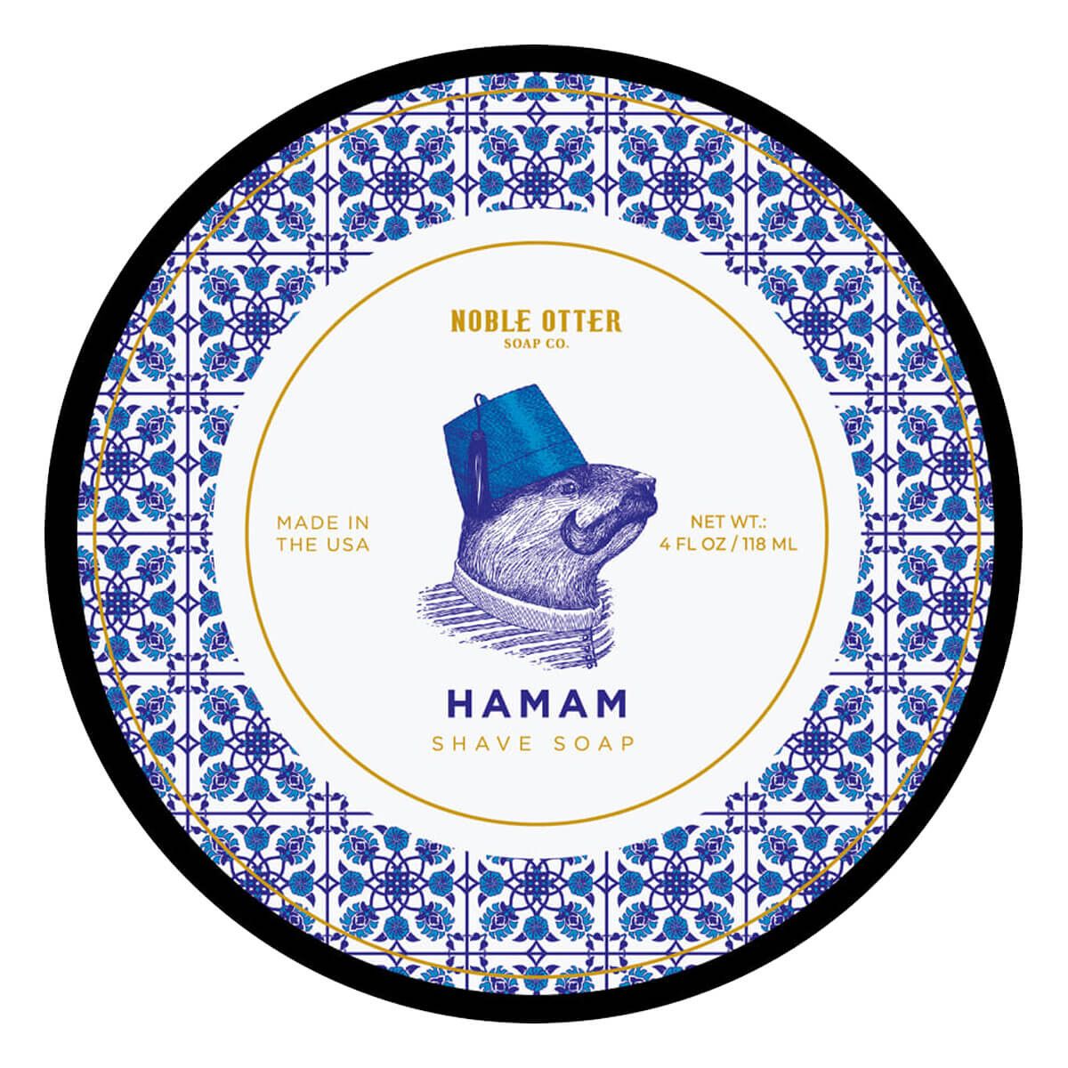 Noble Otter Barbersæbe, Hamam, 118 ml.