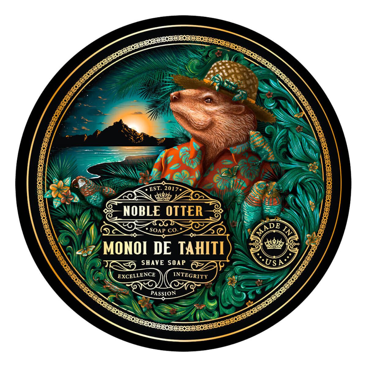 Noble Otter Barbersæbe, Monoi de Tahiti, 118 ml.