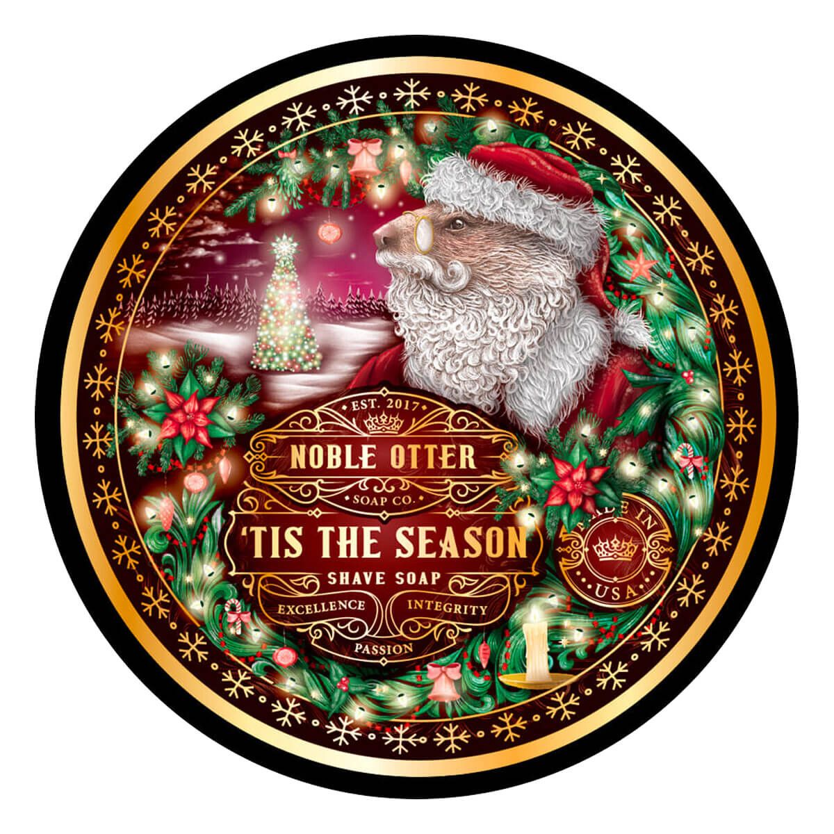 Noble Otter Barbersæbe, 'Tis the Season, 118 ml.