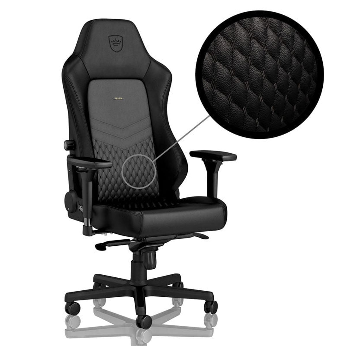 noblechairs HERO Real Leather Sort