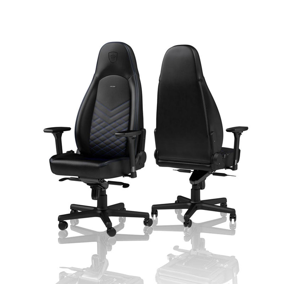 noblechairs ICON Sort/Blå