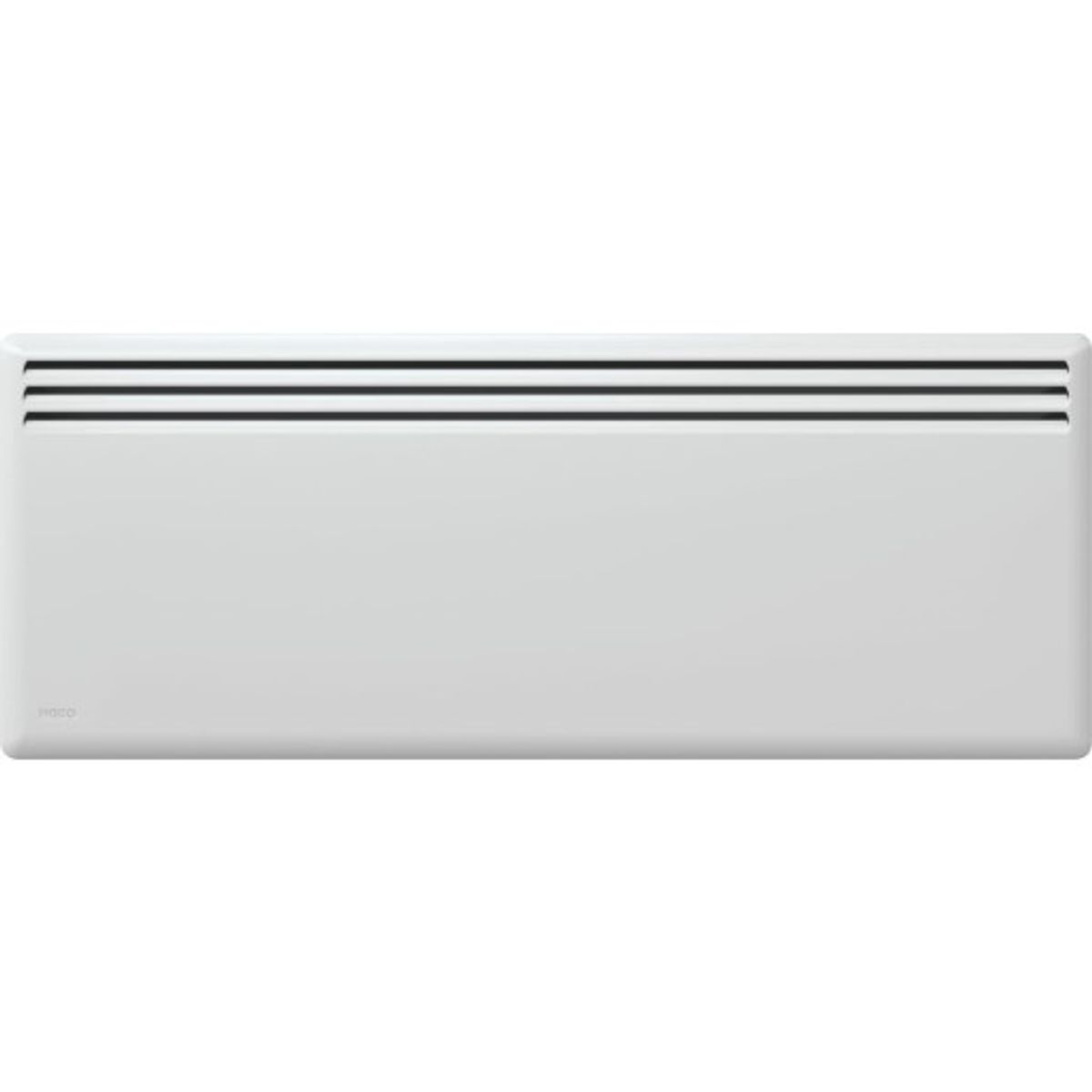 Nobø el-radiator NFK4N frontvarme 230V/2000W, hvid, 30 m²