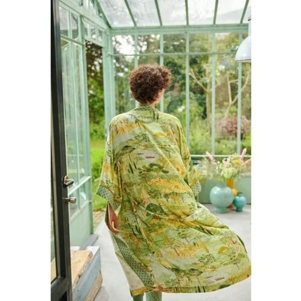 Noelle XL Kimono Toscana Green