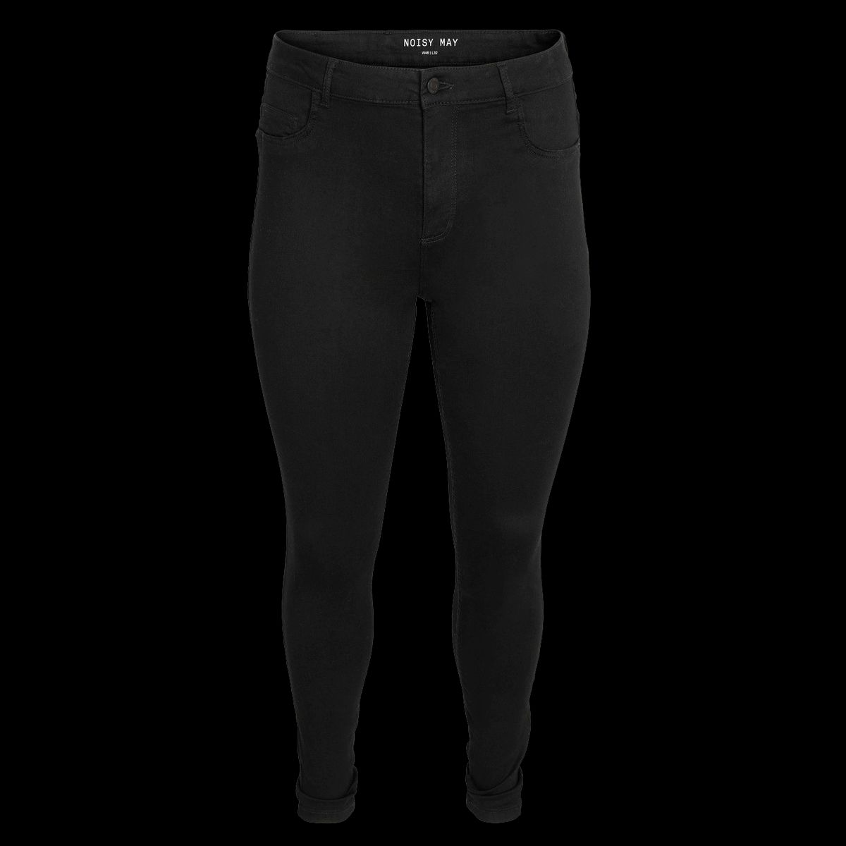 Noisy May Curve Dame Jeans - Black Denim - 52/30