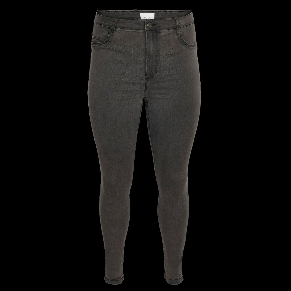 Noisy May Curve Dame Jeans - Dark Grey Denim - 44/30