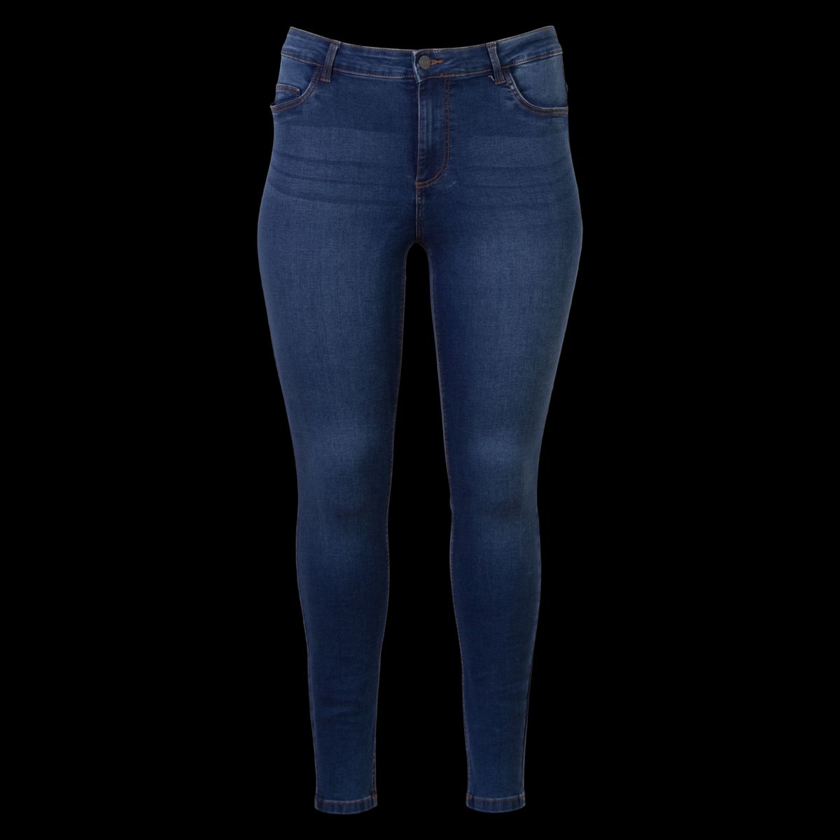 Noisy May Curve Dame Jeans - Medium Blue Denim - 44/30