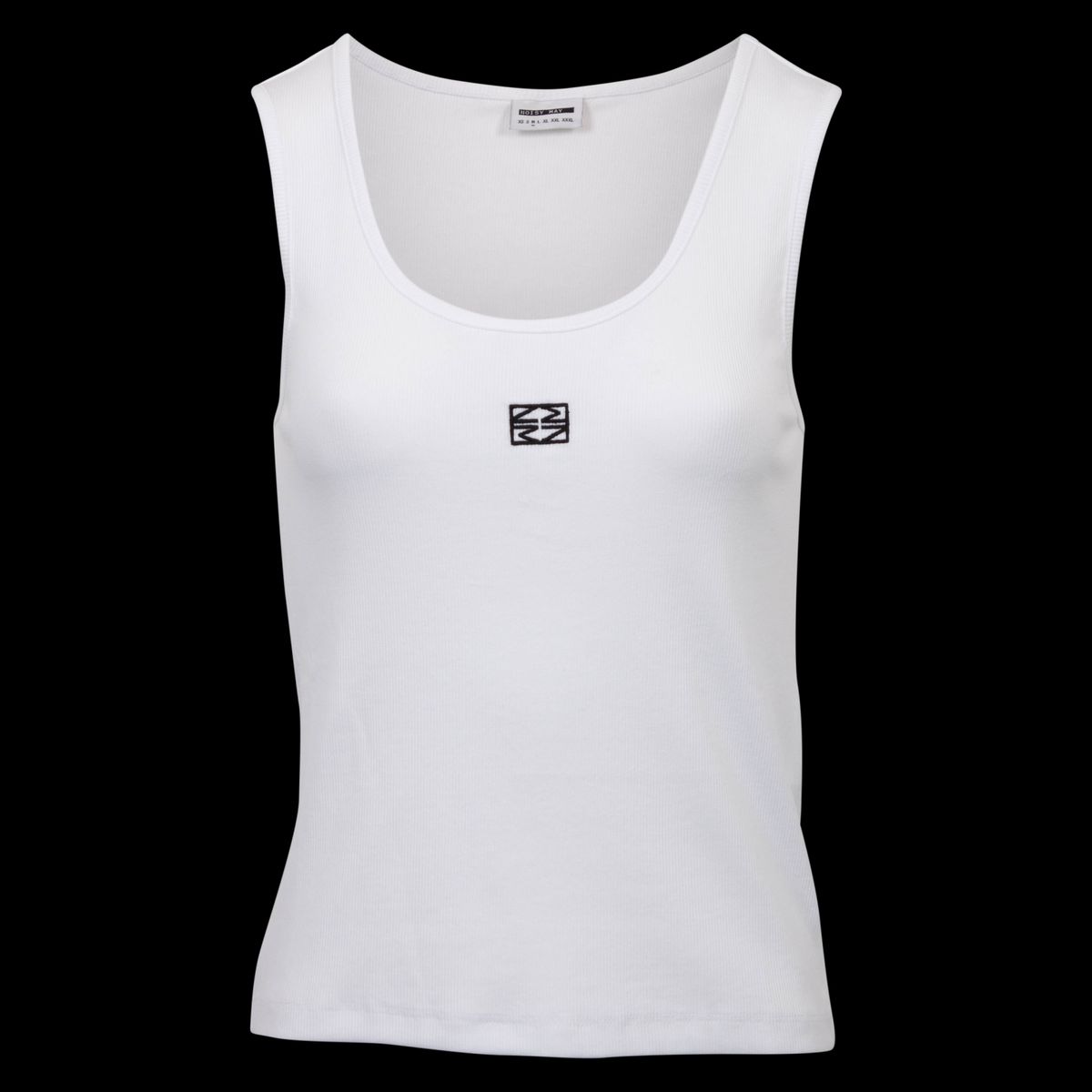 Noisy May Judy Dame Tanktop i økologisk bomuld - Bright White - L