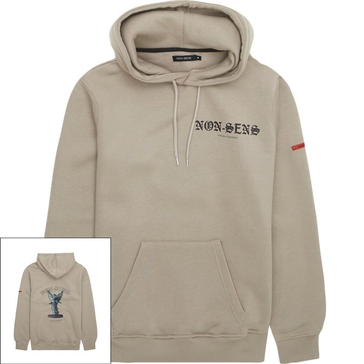 Non-sens Ghost Hoodie Sand