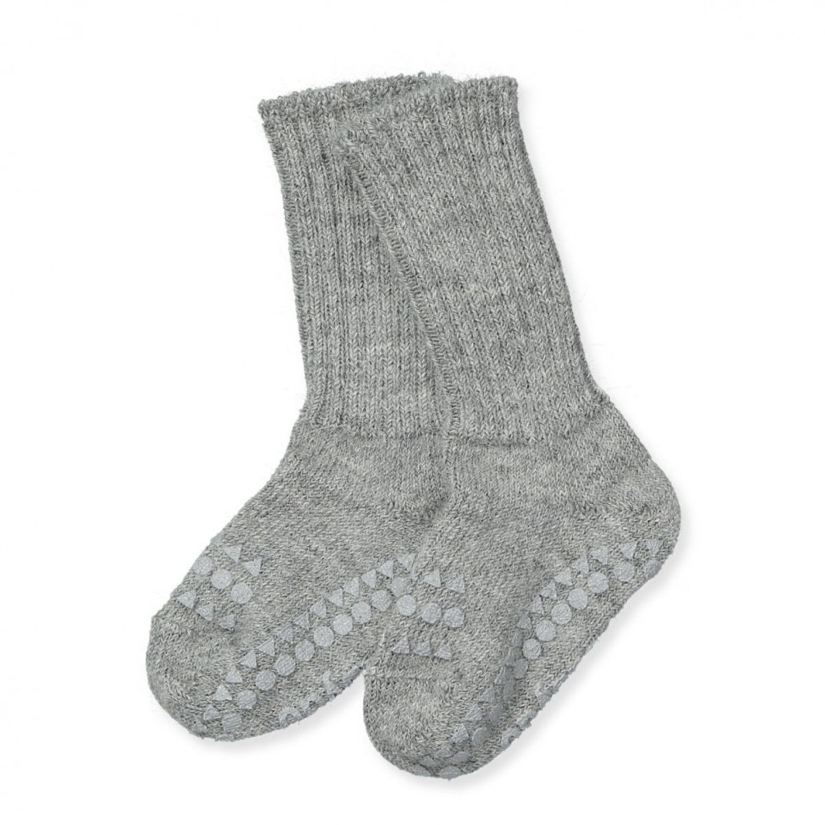 Non-slip alpaca strømper (1-2 år)