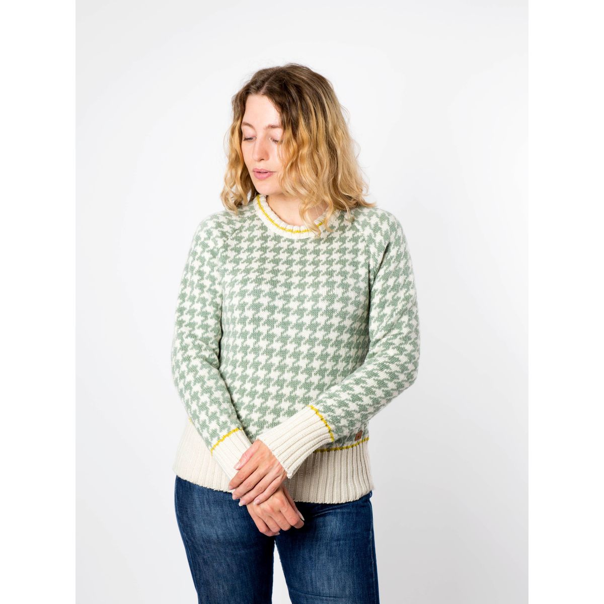 Nord Sweater Round Neck - Fuza Wool - Sage