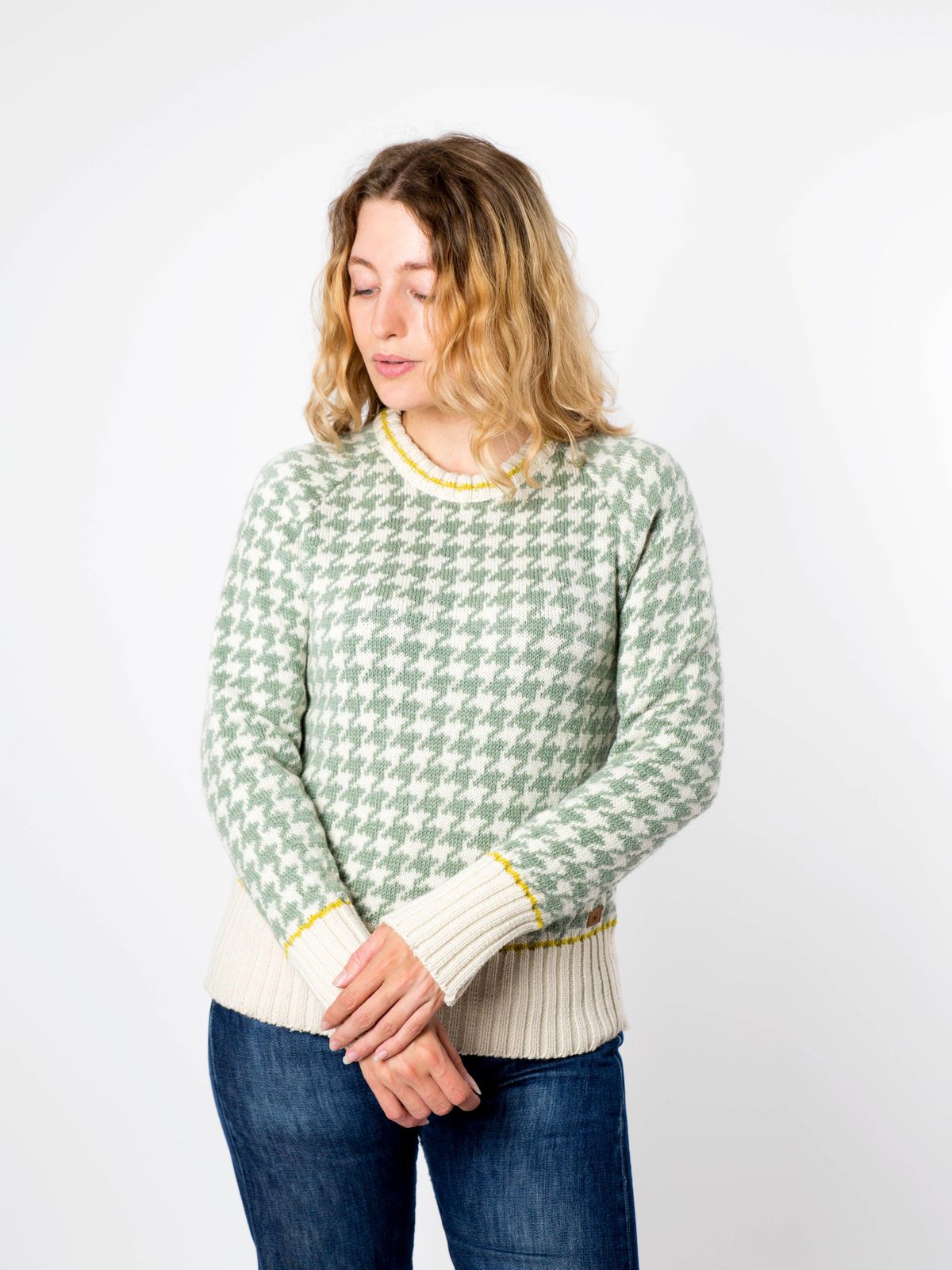 Nord Sweater Round Neck - Fuza Wool - Sage