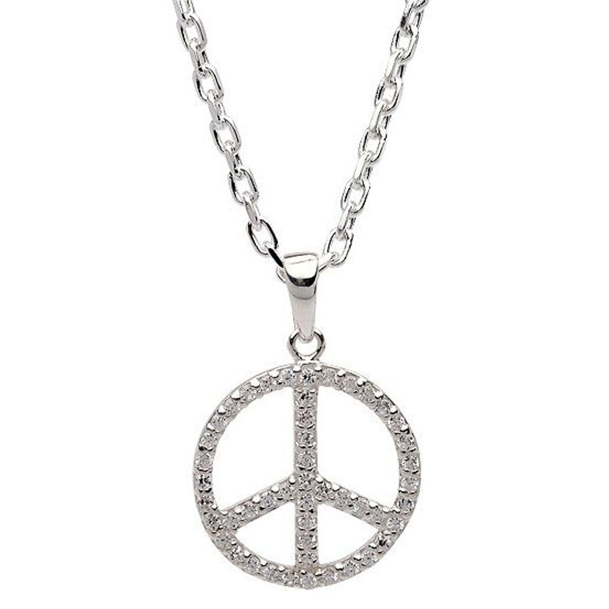 Nordahl Andersen Peace Sterling Sølv Halskæde 825126CZ9