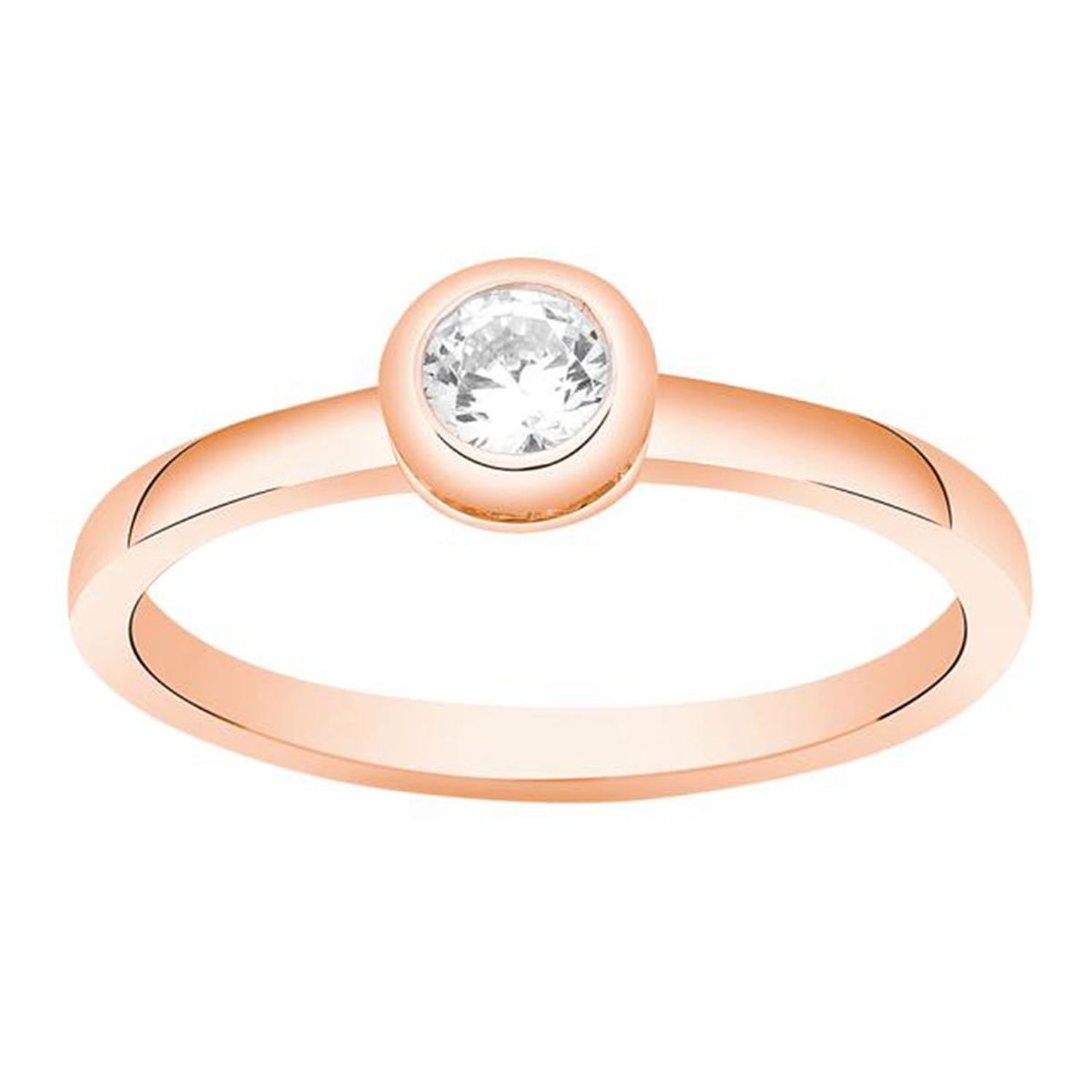 Nordahl Andersen - Swarovski Amy ring rosa forgyldt