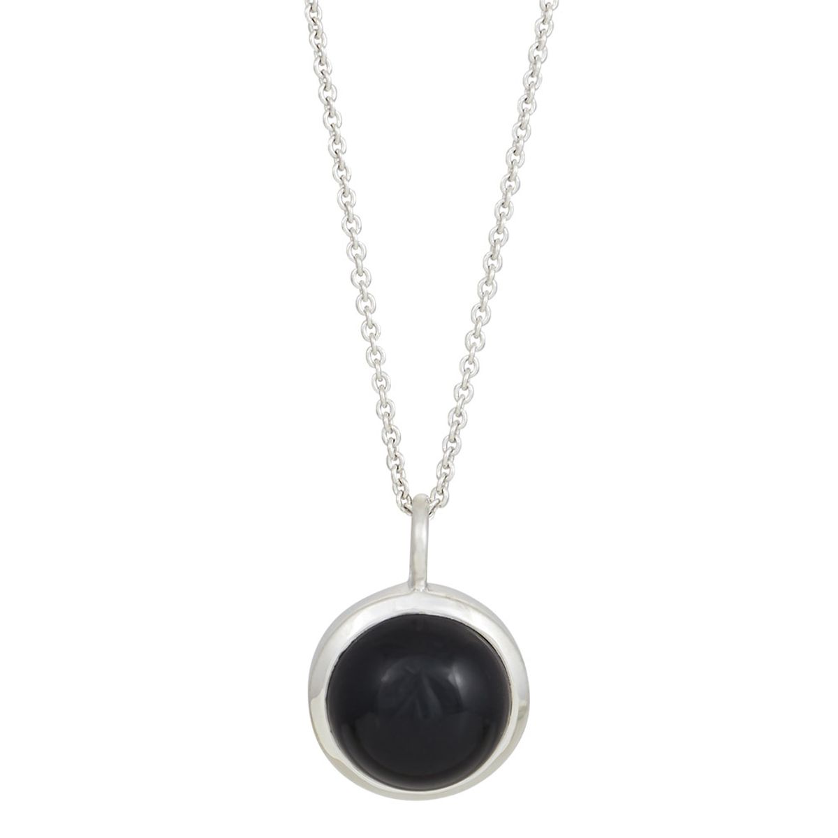 Nordahl Jewellery Sweets52 sølv halskæde med sort onyx