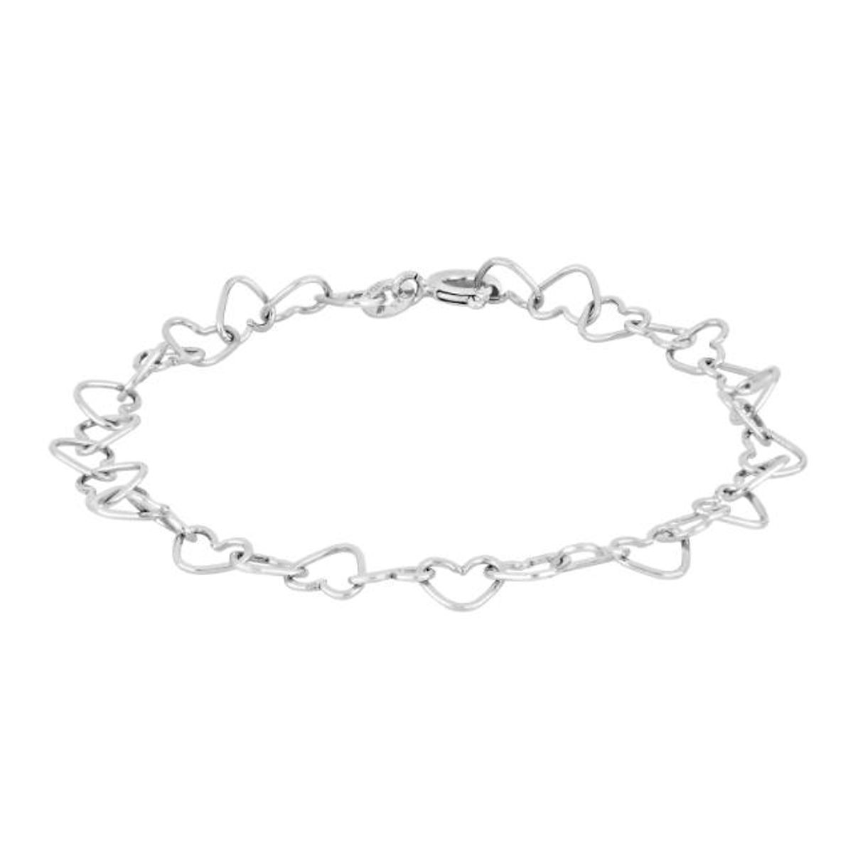 NORDAHL JEWELLERY Sølv hjerte armbånd - LOVEME52