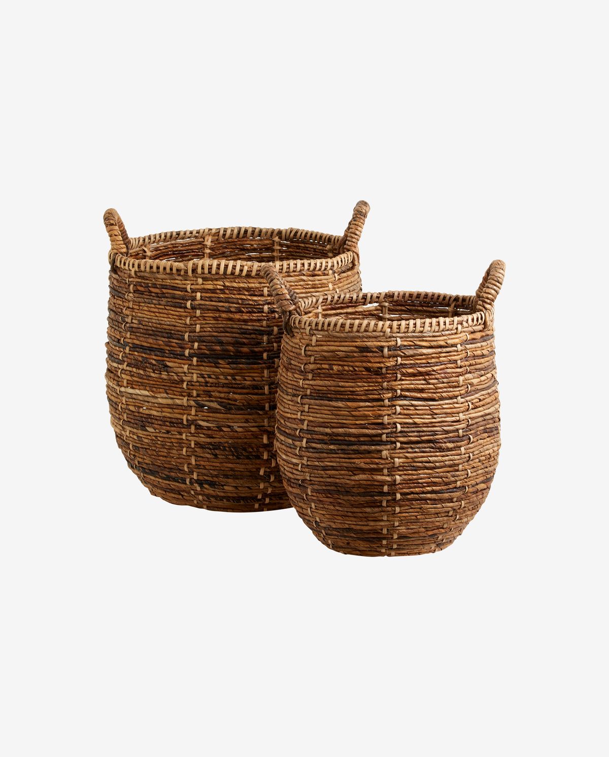 Nordal A/S SANTOS basket, set w. 2 - nature