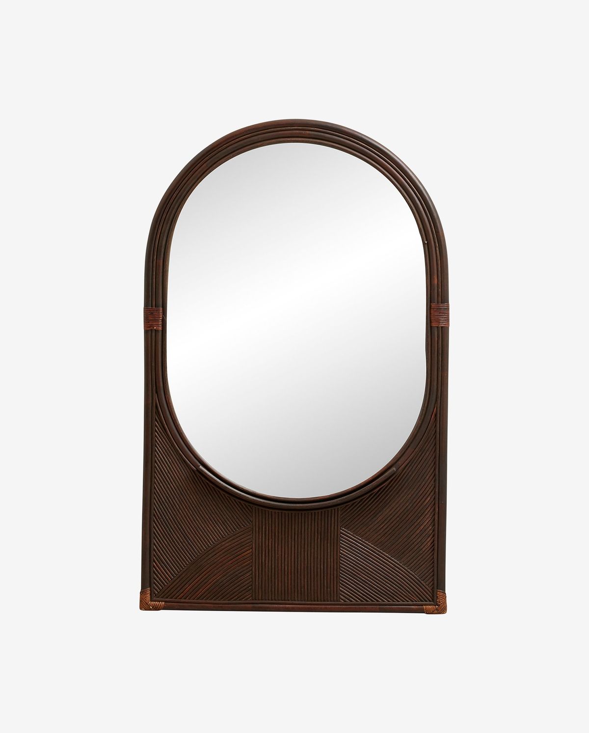 Nordal A/S TURA mirror w/shelf, M - brown