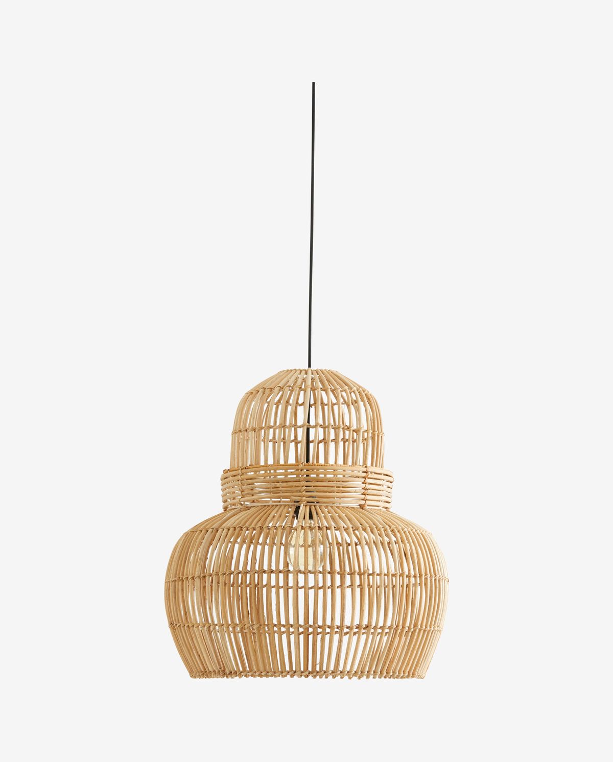 Nordal - BUDVA lampeskærm, rattan, Ø50cm