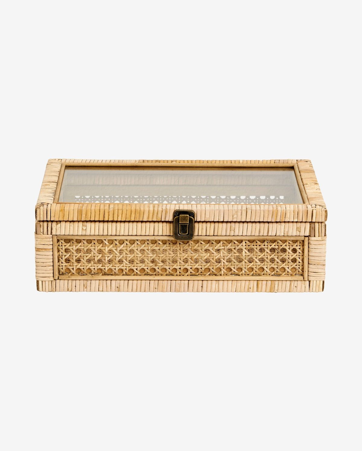 Nordal - CASE, opbevaringsboks, rattan,24x37x11cm