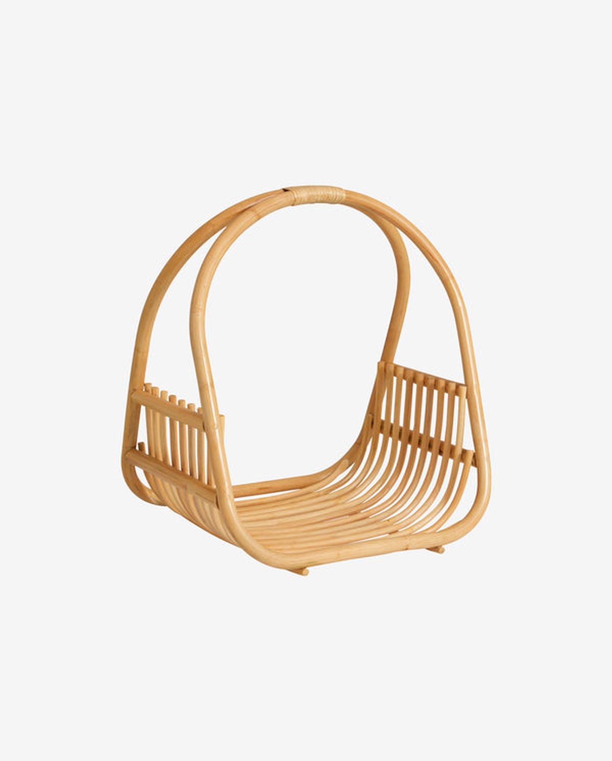 Nordal - ROA magasin holder, rattan, 42x37x49,2cm