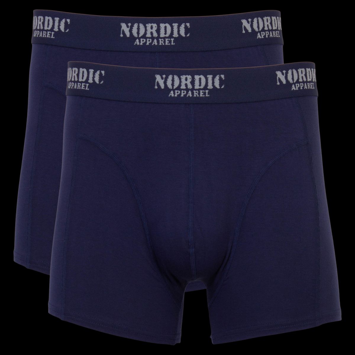 Nordic Apparel Balder Herre Tights i bambus - Navy - 2XL