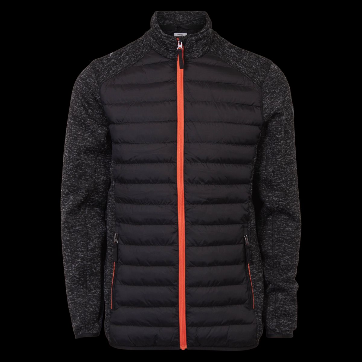 Nordic Apparel Webster Herre Fleecejakke - Black/Black - M