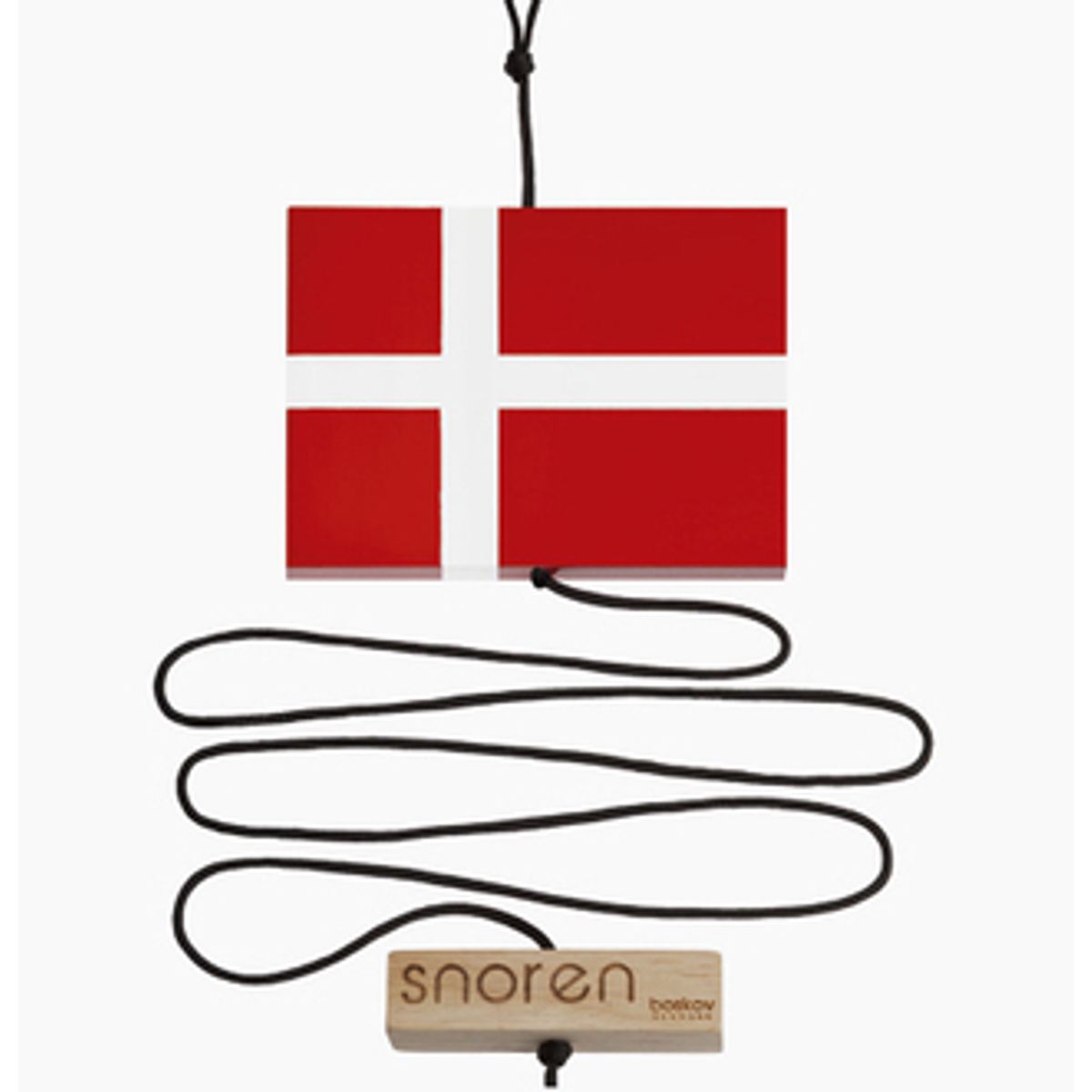 Nordic By Hand - Snoren - Dansk Flag Med Snor