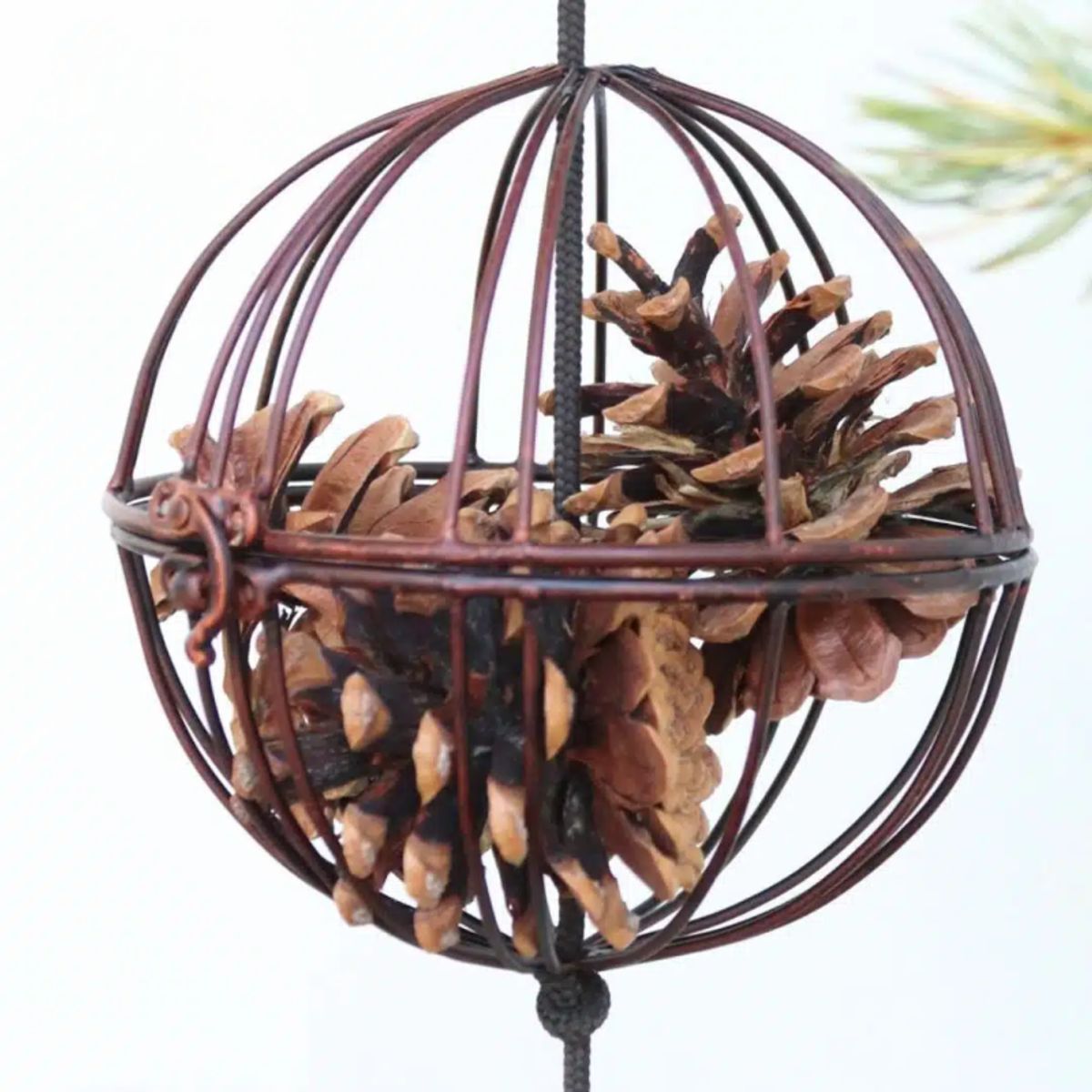 Nordic By Hand - Snoren - Iron Decor Ball Rust Str. Medium