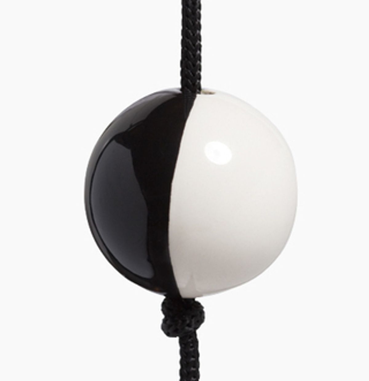 Nordic By Hand - Snoren - Moon - Ceramic Ball Dia: 35 Mm Black