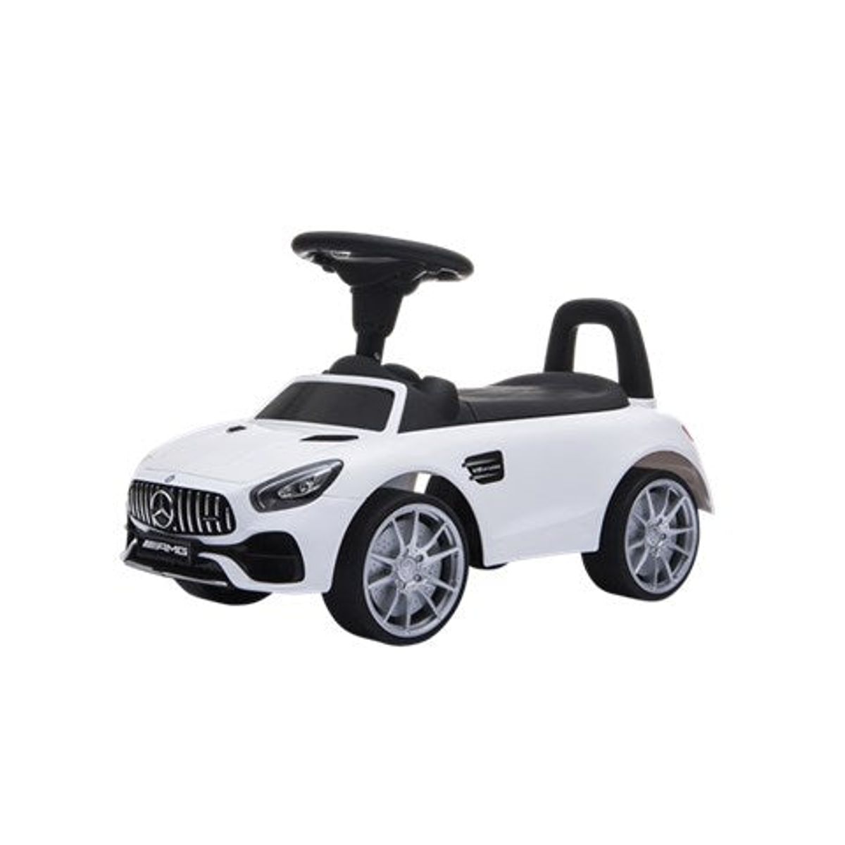 Nordic Play - Gåbil Mercedes-Benz AMG GT, Nordic Play - Speed hvid, fra 2-4 år