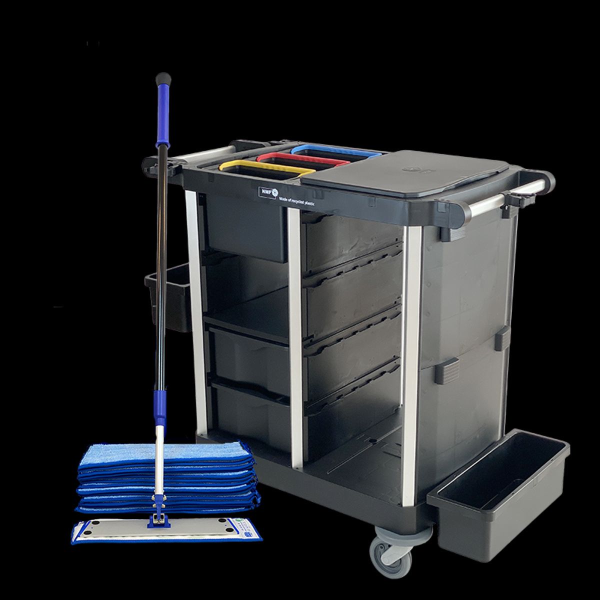 Nordic Recycle Trolley 2.0 - medium ekskl. døre - Ready-to-use