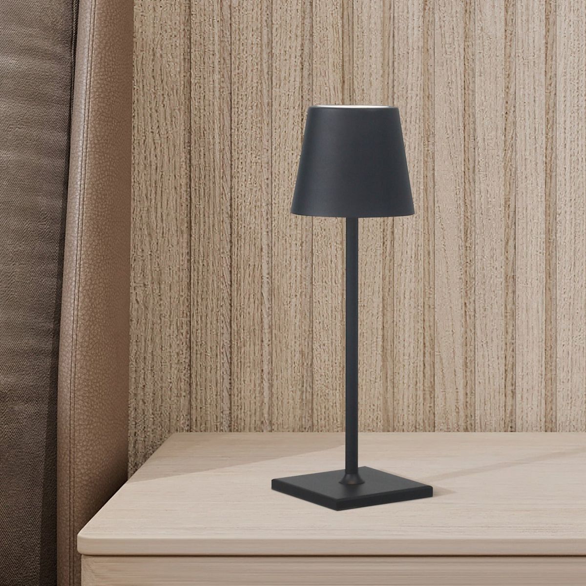 Nordic Seasons Garda Medium 30cm Trådløs Bordlampe Ip54 Sort