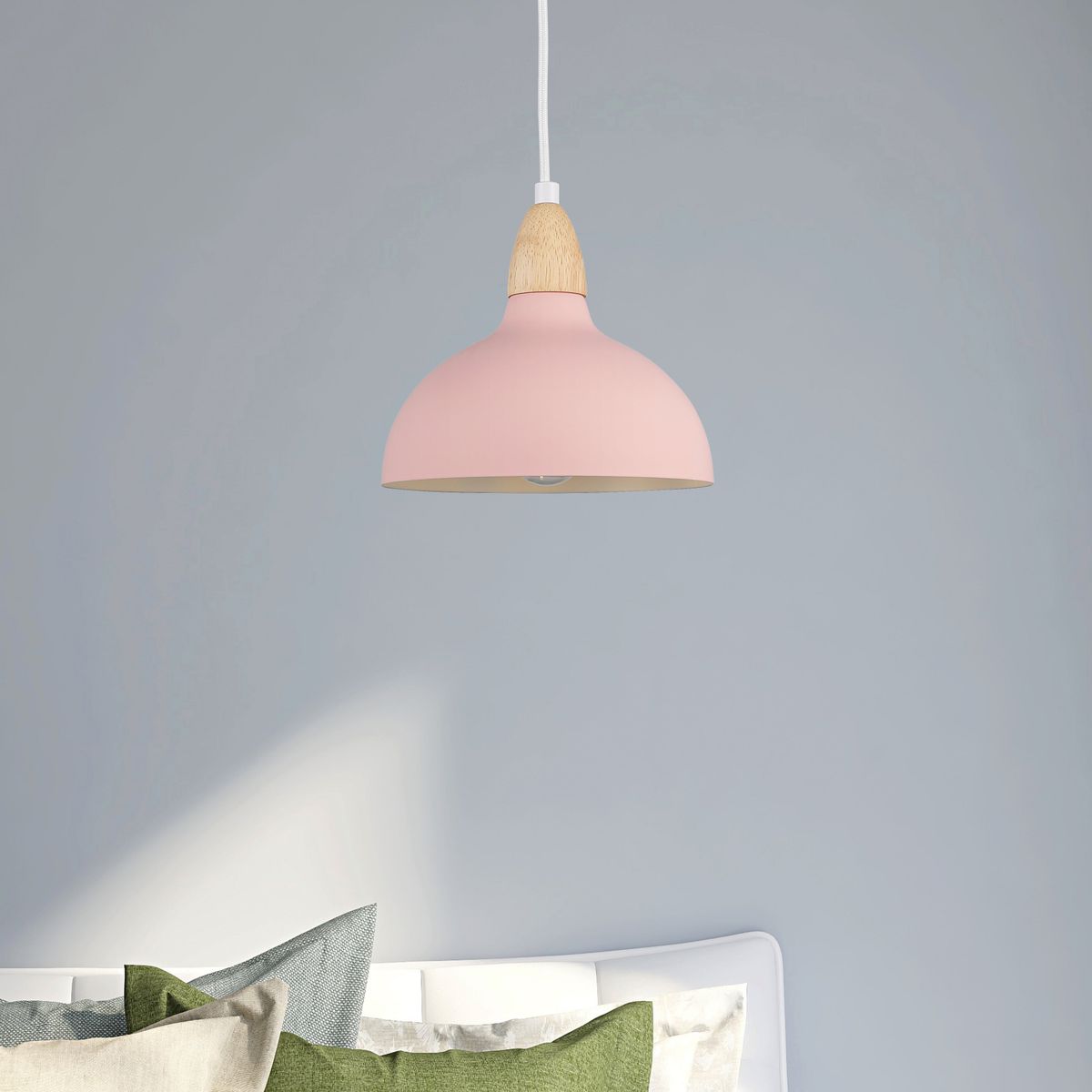 Nordic Seasons Oak Pendel Ø19 Flamingo Pink