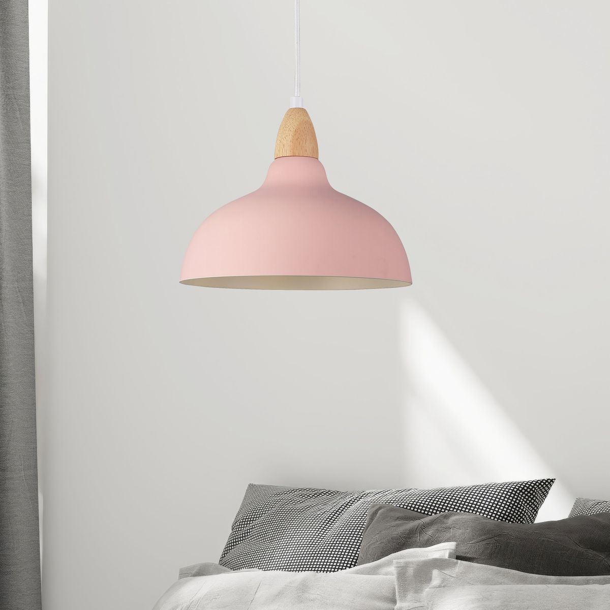 Nordic Seasons Oak Pendel Ø24 Flamingo Pink