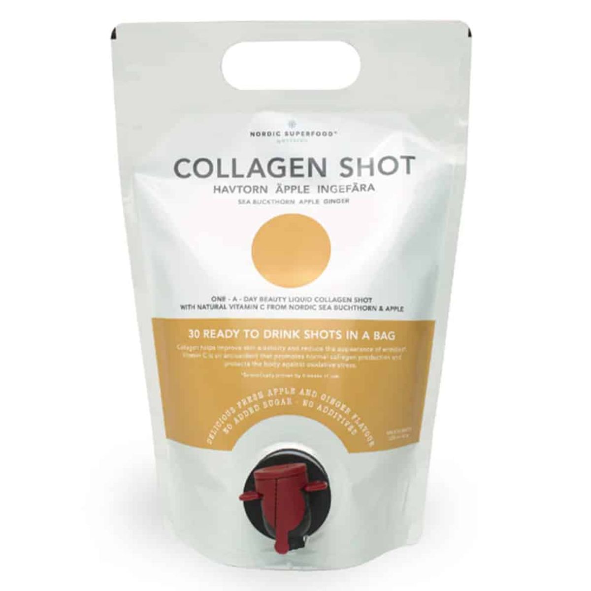 Nordic Superfood Collagen Premium+ Shot Liquid Bag m. Tap 1200ml